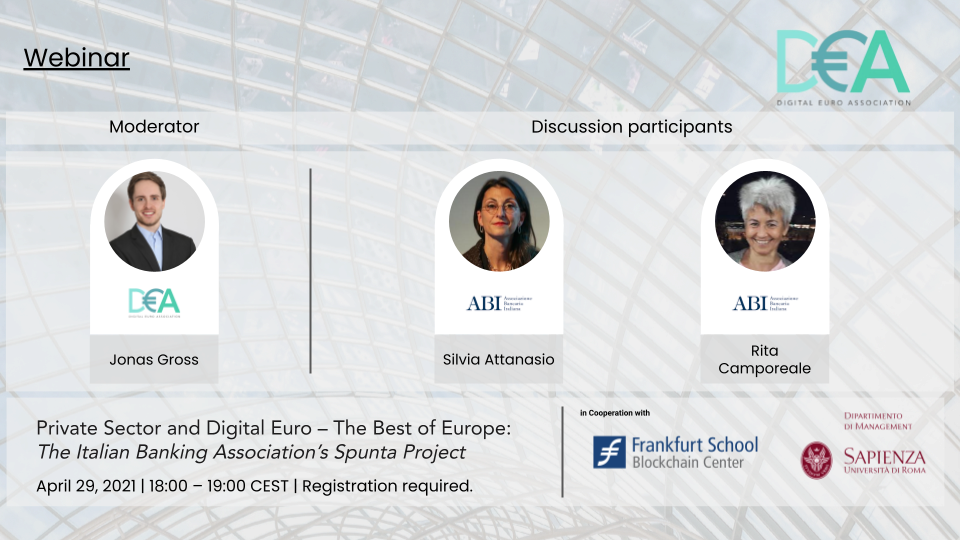 Private Sector and Digital Euro – The Best of Europe ABIs Spunta Project